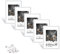 Dmyifan 5er Set Weiß Fotorahmen, Bilderrahmen DIN 8 Inches (15.2x20.3cm), Plexi-Glas Portraitrahmen Mit Nahtloser Haken, Wohnzimmer zum Stellen und Hängen, Dekorahmen für Fotos Portrait Jubiläum