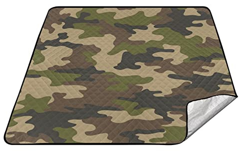 Wasserdichte Picknickdecke verstaubare Bodendecke für Outdoor Camouflage Yoga Decke