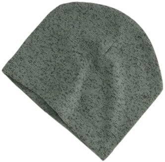 Ulla Popken Damen, Beanie, meliert, innen weich angeraut Strickmütze, mintgrün, Einheitsgröße