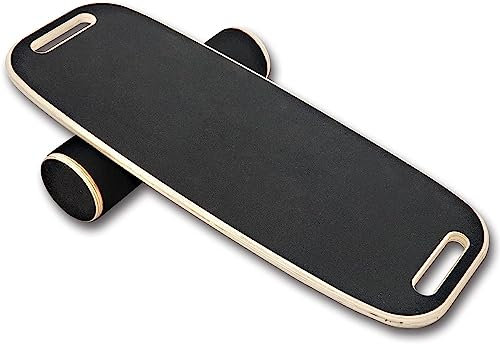 HYGRAD® Wooden Balance Board for Exercise,Suitable Kids & adult and beginner,Improve Your Surf and Skate Balance Skills.Reasonable design, Strong and Durable