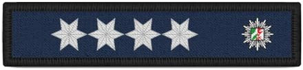 Copytec Patch Polizeihauptkommisar A12 Polizei Bundespolizei NRW Dienstgrad #41383