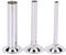 3 Pieces Sausage Stuffer Tubes Sausage Filling Tool Sausage Filler for Meat Grinder Food Stainless Steel for Size 8 Manual or Electric Meat Grinder