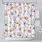 AIBIIN Rideau de douche en polyester durable avec 12 crochets 180 x 180 cm