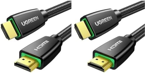 UGREEN HDMI Cable 4K@60Hz 2K 1440P@144Hz HDMI 2.0 ARC Lead Male to Male 18Gbps High Speed Ultra HD HDR UHD HDCP 2.2 Ethernet Compatible with TV Soundbar Laptop Monitor DVD Player PC PS5/4 Xbox(2M)