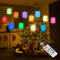 IMAGE Schwebende Kerzen mit Remote Timer, 12 Pack 1,5×2 Zoll Teelichter batteriebetrieben, 250+ Stunden lang anhaltende hängende Kerzen für Hochzeit Home Decor Kindertag Geschenke (RGB)