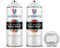 Veronite® Matt White RAL 9010 Spray Paint | Double Pack 2 x 400ml | All-in-one Primer, Undercoat & Topcoat, Satin Finish | Ideal for Metal, Furniture, Plastic, Ceramic, Wood | 2 x 400ml Double Pack