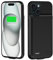 TAYUZH 7000mAh Akkuhülle für iPhone 15 (6.1 Zoll) Upgraded Slim Portable Protective Charger Case Wiederaufladbare Extended Battery Charging Case Kompatibel mit iPhone 15 Schwarz