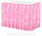 QUARKZMAN 430cm Gonna da Tavolo Tutu Rosa, Gonne Tavolo in Salice Riccio Tulle per Tavoli Rettangolari, Gonna Tavolo a Balze per Feste di Compleanno Matrimonio Rivelazione Genere