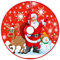Jupe Sapin de Noël 120 cm, Couverture Décorative d'Arbre, Base Décoration Ornement Maison Fête, Tapis Tablier Rouge Couvre Pied