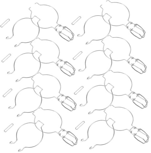 OFFSCH 12stücke Edelstahl Verschluß Bügel Für Glas Mit Breiter Öffnung Drahtklemmen Für Einmachgläser Federmechanismus Für Dichten Verschluss Langlebige Clips Für Lebensmittel Aufbewahrun