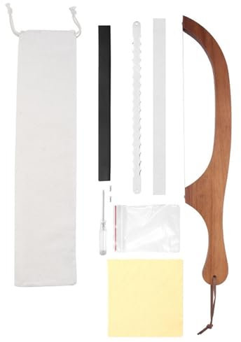 Generisch Bread Bow Cutter, Bread Cutter, Sandwich Toast Saw, Serrated Bread Dough Cutter, Stainless Steel Kitchen Bagel Cutter, Interchangeable for Bagels, Toast