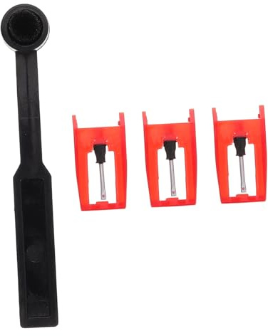 JEWEDECO Nadel Für Plattenspieler Und Vinyl Staubtuch Und Nadelreiniger Für Wartung Von Schallplatten Und Phonographen