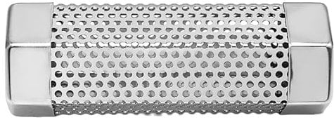 Pellet Smoker Tube, Stainless Steel BBQ Pipe, 6.18x2.17in Flavor Infused Grill Accessory, High Efficiency Pellet Smoker for Backyard Grilling, Camp Cooking and Outdoor Events