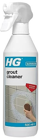 HG Grout Cleaner Spray 500ml Ready-to-Use Grout Cleaning Solution for Tile Walls & Floors Removes Stubborn Stains, Dirt & Discolouration Safe on All Tile Types Blue - 1 Pack