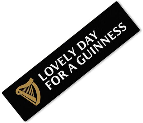 Tapis de bar imprimé Lovely Day For A Guinness - Idéal pour pub, café, maison, occasion 10