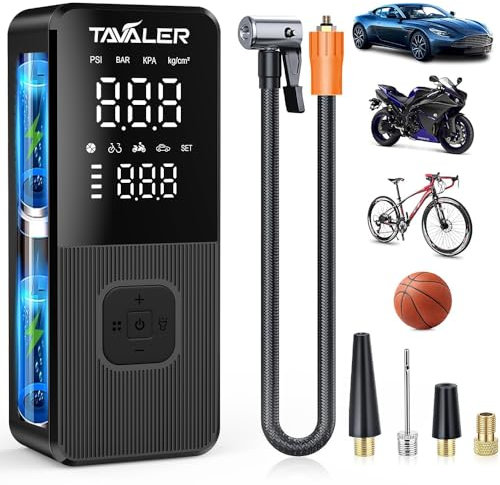 TAVALER Akku Fahrradpumpe Elektrisch 150PSI