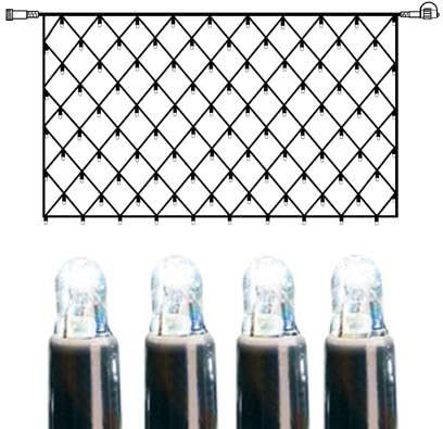 System LED 'Netz-Extra', 100-tlg., kaltweiß, 2x1m