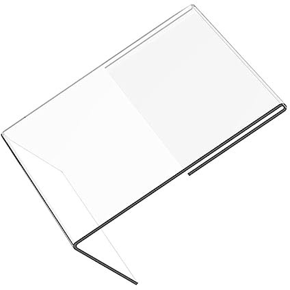 KICHOUSE Acrylständer Für Karten Dokumentenhalter Aus Acryl Tischdisplay Für Leicht Zu Reinigen Stabiler Standfuß