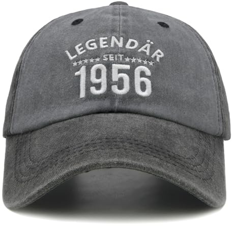 Sunlark Geburtstagsgeschenk für Männer zum 30.- 80. Legendär Cap Bestickte | Verstellbar Retro Baseballcap Pensionierungsgeschenk für Papa & Opa
