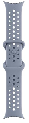 Correa deportiva perforada para Google Pixel Watch - Solo compatible con Pixel Watch 3 y 4 de 45 mm - Piedra lunar, Grande (Creado por Google)