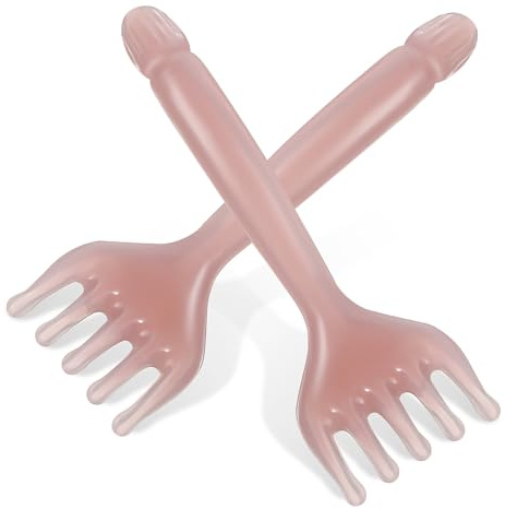 VERDANVERSE 2 Stk. Scalp Massage Comb Wide Tooth Resin Hair Comb für Kopfhaut Massage Vielseitig für Gesicht Nacken Rücken Kompakt und Tragbar Langlebig und Schonend für Haartypen
