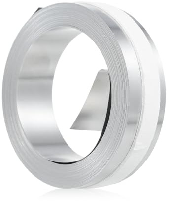 Aluminum 3D Manual Embossing Tape Non-Adhesive Metal Label Maker Refill Compatible with Makers M1011 M11-1 Roll
