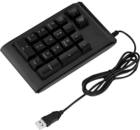 EIMSOAH USB-Zifferntastatur, Mechanisches Touch-Feeling, 19 Tasten für, Systeme, Tragbare -Tastatur