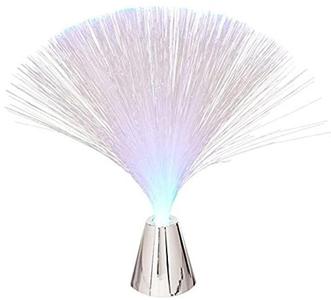 LEDMOMO Farbwechselndes Glasfaserlicht, batteriebetriebene LED-Glasfaserlampe, stimmungsvolles Nachtlicht für Hochzeit, Weihnachten, Party, Urlaub, ohne Batterie