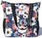 ESVAN Original Floral wasserdichte Tragetasche Große Schultertasche mit Mehreren Taschen für Fitnessstudio, Wandern, Picknick, Reisen, Strand, tägliche Taschen