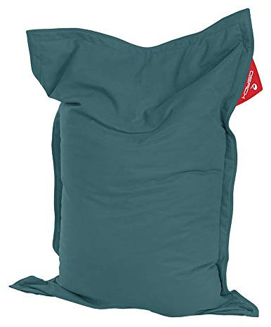 QSack Kindersitzsack Indy, mit Sitzsack Innenhülle, schadstoffgeprüfte EPS Mikroperlen, 100 x140 cm Sitzsack für Kinder, Neu (Petrol)