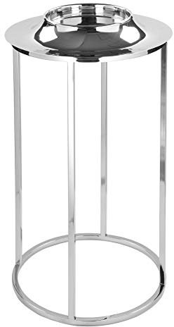 Fink [DL] ANELLO, Ständer für 158477, vernickelt, silberfarben, L. 42,5 cm, B. 42,5 cm, H. 79 cm, D. 42,5 cm