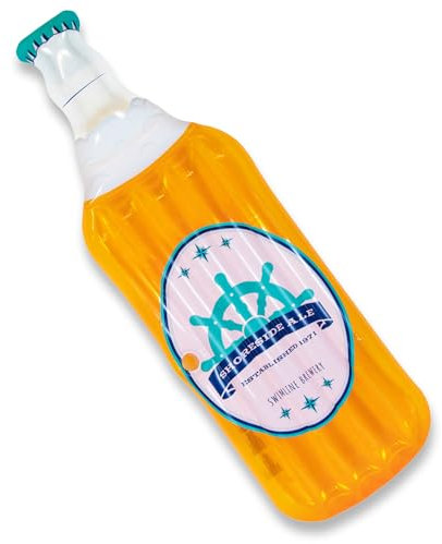 Swimline Inflatable Beer Bottle Pool Lounger