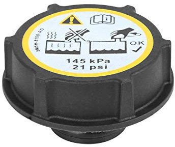 X AUTOHAUX Radiator Cap Coolant Tank Expansion Cover Black Fit for Land Rover LR2 2008-2015
