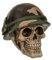 MIK funshopping Spardose Sparbüchse Im Totenkopf-Design (Schädel mit Camouflage-Helm)