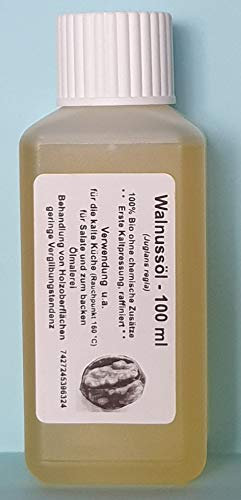 100 ml Walnussöl, raffiniert (Juglans regia), 1te Kaltpressung ohne chemische Zusätze