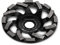 FANZTOOL Mola a Tazza Diamantata Premium Disco Abrasivo 125 mm x 22,2 mm per Materiali edili Abrasivi, Massetti, Intonaci, Asfalto