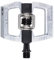 Crankbrothers Mallet DH klick-Pedal, Silver Collection, hp Silver, 16748CB