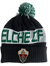 Elche C.F Unisex Graue Mütze mit Quaste für Erwachsene Baskenmütze, One Size