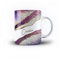 iCaseDesigner Personalised Marble Agate Swirl with Name on 11oz Ceramic Mug. 16. Purple Shimmer Marble