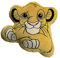 Cuscino Simba del Re Leone Disney, 40 cm, in poliestere, giallo, cuscino Simba del Re Leone Disney, lussuosamente morbido, prodotto con licenza ufficiale Lion King