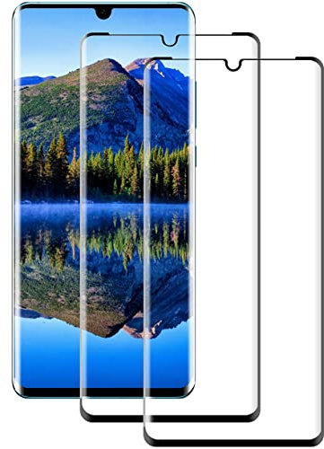 AssKdys Schutzfolie für Huawei P30 Pro,9H Härte, Anti-Bläschen, Fingerabdrucksensor Kompatible, HD Schutzglas, Anti-Öl, Displayschutz Folie für P30 Pro Gehärtetes Glas [2 Stück]