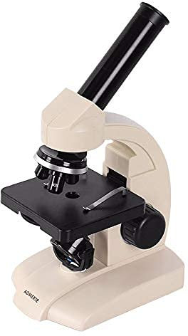 Monokulares biologisches Mikroskop 70X-400X Unterlampe Slides Probenzellen Beobachten Studenten Wissenschaft Bildung Kindergeschenk (Farbe: Ohne Folien Vergrößerung: 70X 150X 400X)