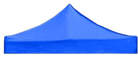 Gazebo Cover, 3x3m Oxford Cloth Gazebo Replacement, Waterproof Pop-Up Canopy Tent Cover for Patio Garden Yard (Blue, Only)