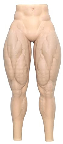 SMITIZEN Silicone Muscle Pants Male Legs Realistic Male Fake Muscle Costume For Cosplay Carnival Pride Parade Halloween