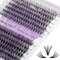 Wendy Lashes Wimpern Cluster Wimpern Extensions Cluster Lashes DIY Wimpern 12-16mm C Curl Cluster Wimpernverlängerung Wimpern Cluster Einzelne Wimpern DIY Wimpern zu Hause(20D+30D-C-MIX12-16)