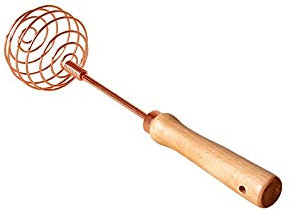 ddq Wisk Rose Gold Wooden Handle Stainless Steel Manual Whisk,Kitchen Household Baking Gadget Mixer,Cream Milk Whisk Manual Mixer Agitator