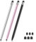 XOUDKE 3 Pièce Stylet Tactile, 2 en 1 Stylo Tablette Ecran Tactile, Stylos pour écrans tactiles Para Tablette et Téléphones Portables, Stylo Compatible avec iPad, iPhone, Samsung, Huawei, etc