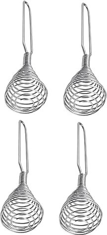Ciieeo 4 Piezas acero inoxidable stainless steel juego de ollas bateria de cocina ollas de cocina leche merengada milk shake Utensilio de cocina amasadora acero herramienta