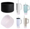 TFAK Botte de protection en silicone pour gobelet Stanley Quencher de 880,5 g, 1200 ml, IceFlow 590 ml, 880,5 g et bouteille d'eau Hydro Flask de 340,2 à 700,4 g – Bottes de fond de tasse – Housse