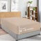 Utopia Bedding Spannbettlaken Queen – Extra Tiefe Tasche – 53 cm Tiefe – Weiche Mikrofaser – Schrumpf- und farbbeständig – Pflegeleicht – Nur 1 Spannbettlaken (Beige)